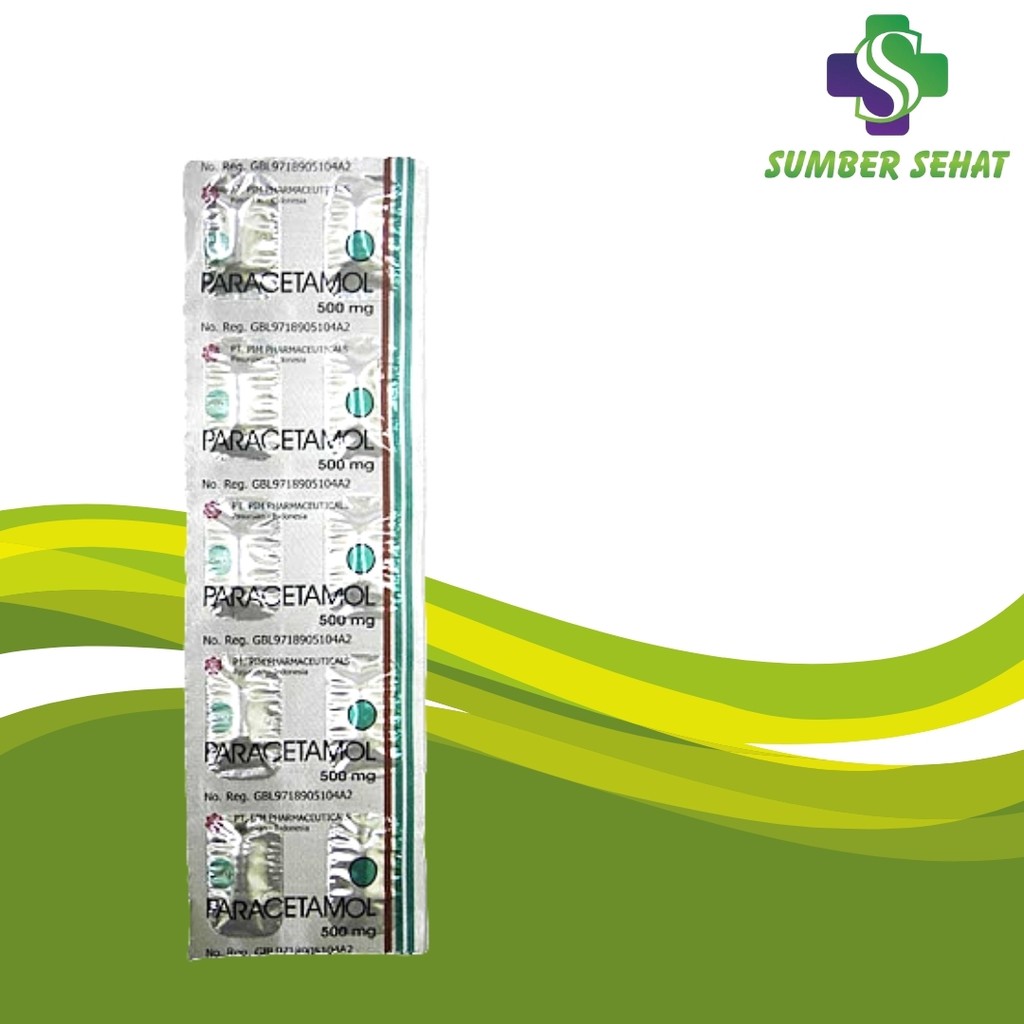 PARACETAMOL 500 MG PIM STRIP 10 TABLET
