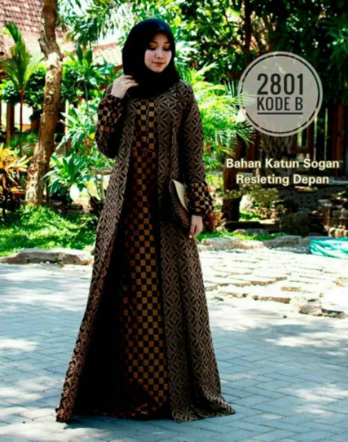 SNI GAMIS BATIK SRIWEDARI STANDART MEDIUM SUPER JUMBO LD105 - 120 CM BUMIL/BUSUI KATUN SOGAN GENES