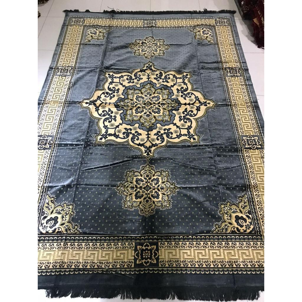 Karpet Carpet Permadani Hambal Alas Lantai Lipat Beludru Turkey Turki Jumbo 200 cm x 300 cm - 2