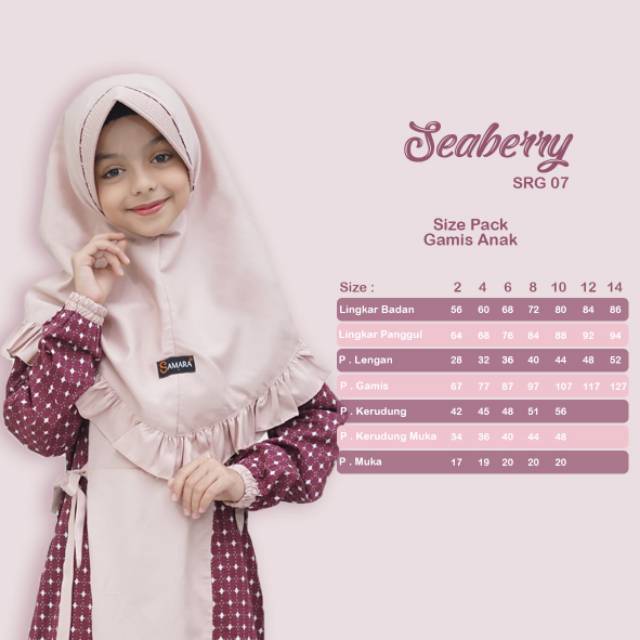 Gamis Anak Set Khimar Terbaru