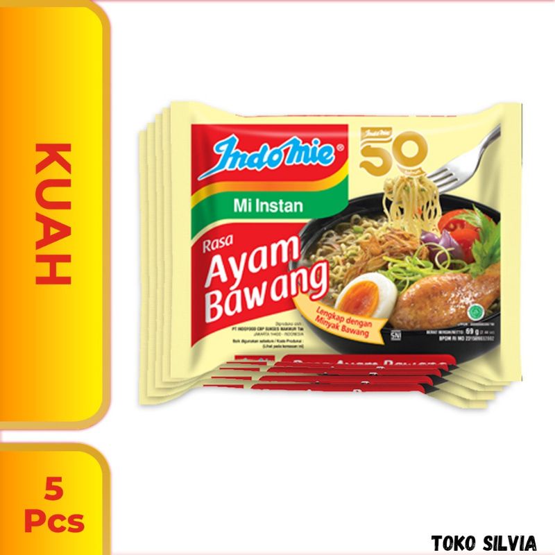 

5 - pcs Indomie AYAM BAWANG