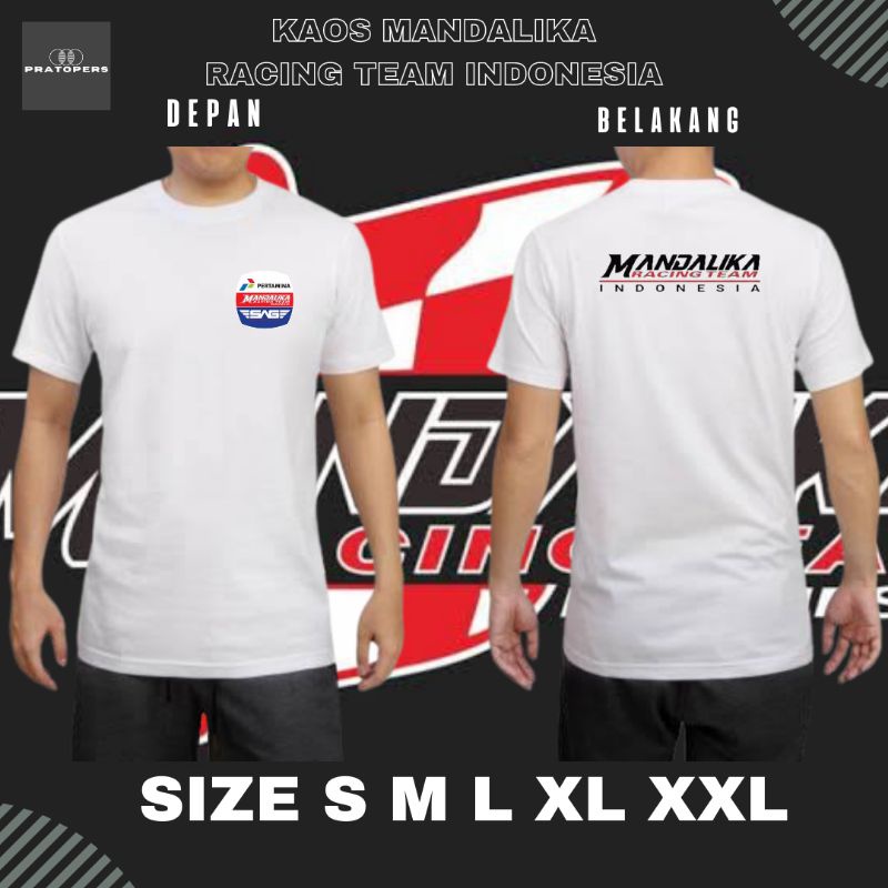 Baju Kaos Mandalika Racing Team | Kaos Sirkuit Mandalika Racing Team