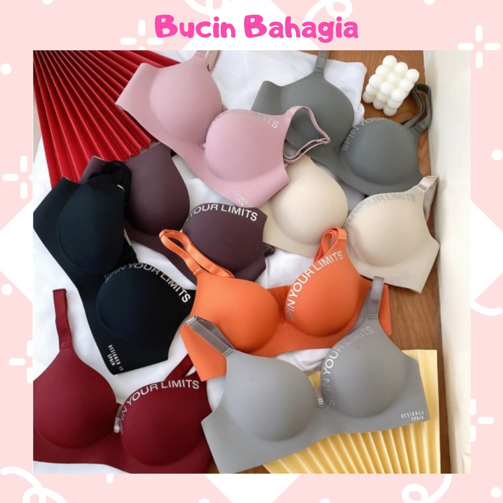 BH busa tebal tanpa kawat Push Up Wireless Bra BH23