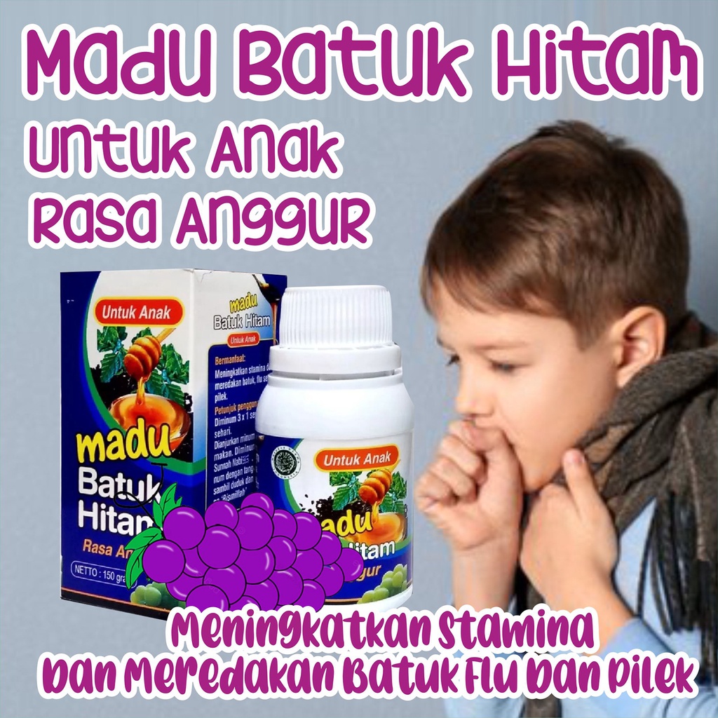 Madu Batuk Hitam Rasa Anggur Untuk Anak Madu Batuk Anak Madu Batuk Anak Eliman Madu Batuk Anak Ampuh