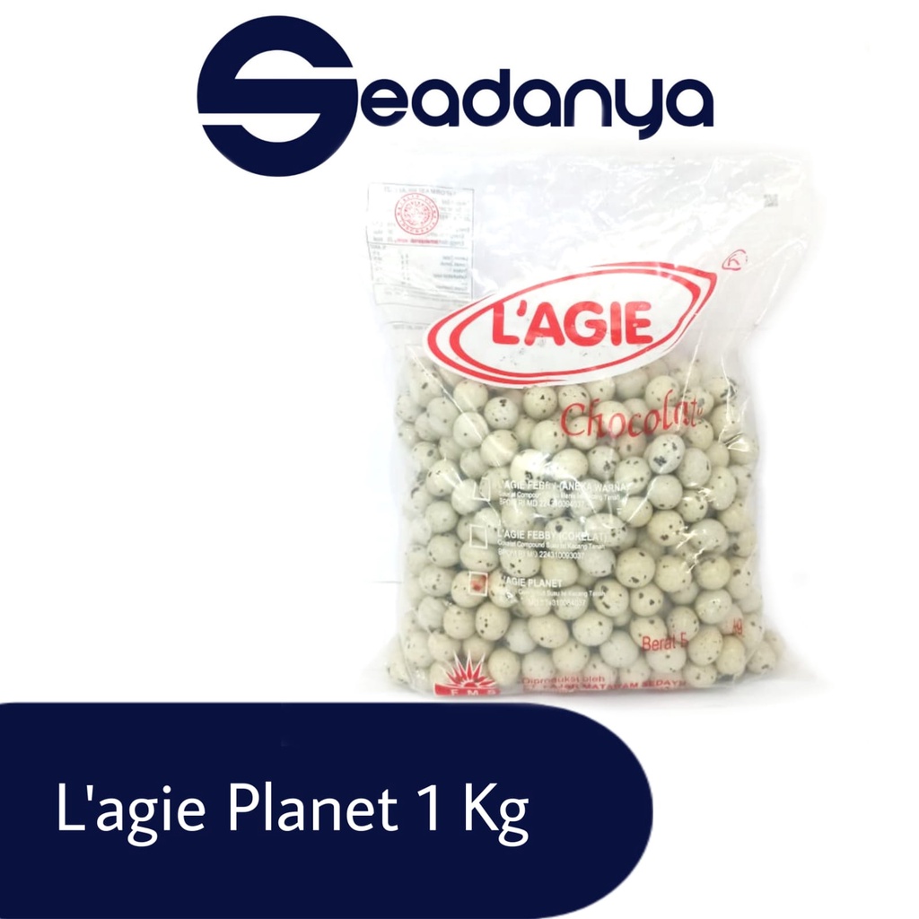 

L'AGIE PLANET 1KG - BISCUIT COKLAT WARNA WARNI