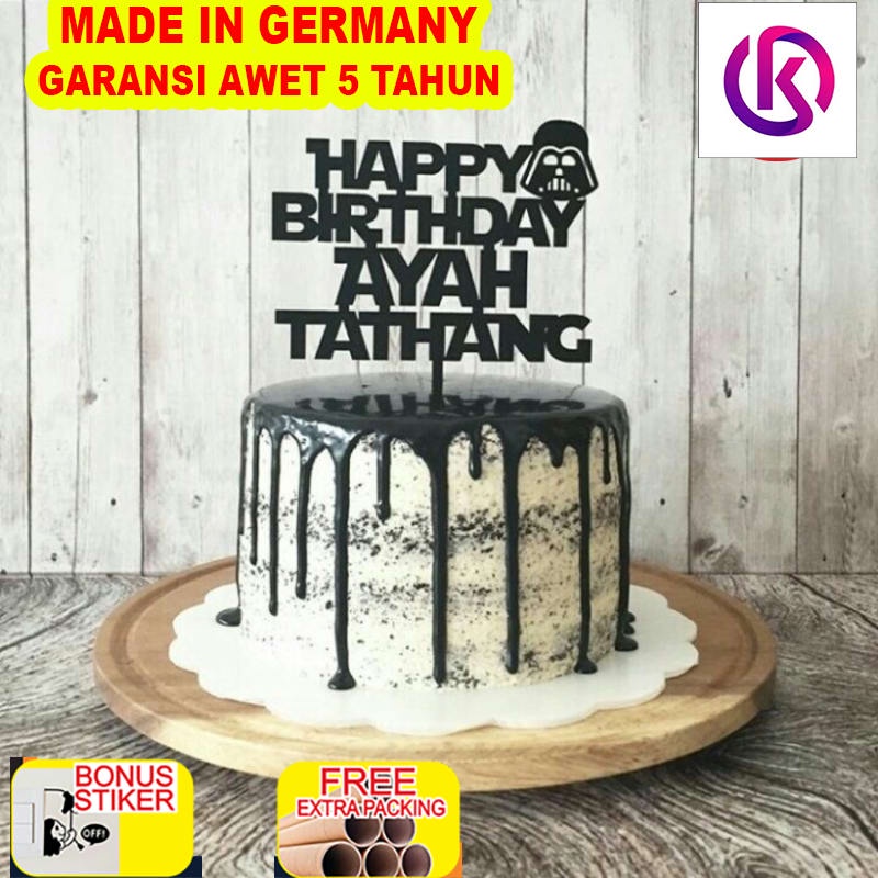 

Promo Bisa request tulisan / Cake topper / Birthday topper / hiasan kue