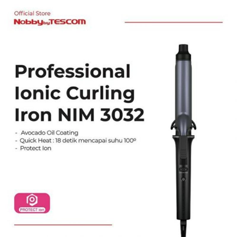 Tescom Professional Protect Curling Iron-NIM3032 / Catokan Pengeriting
