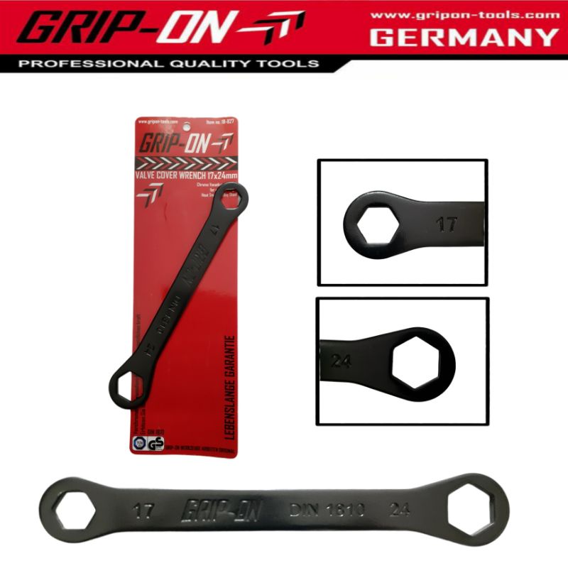 Grip On Kunci Tutup Klep Motor Lurus  17 - 24 mm Valve Cover Wrench 18-827