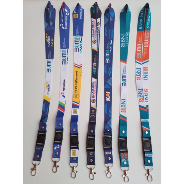 

Castom Lanyard Tali Gantungan ID Card holder