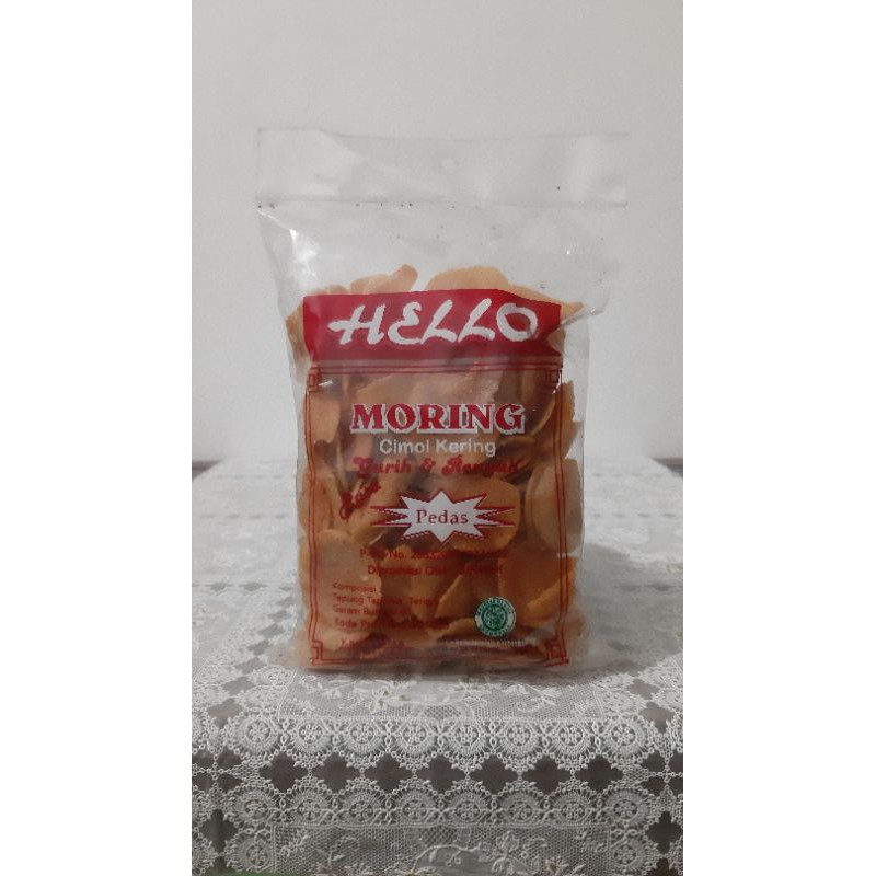 

Moring (Cimol kering) Rasa Pedas 250gr