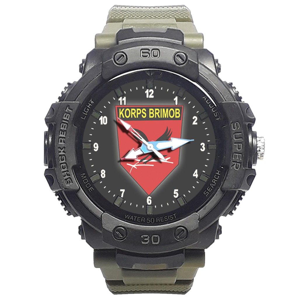 Jam Tangan  KORPS BRIMOB SPORT Bagus