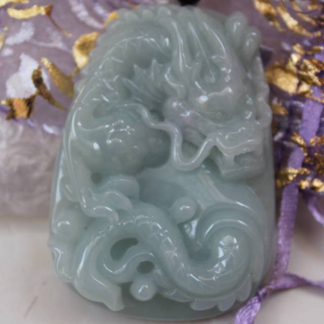 Jade Jadeite Dragon pendant