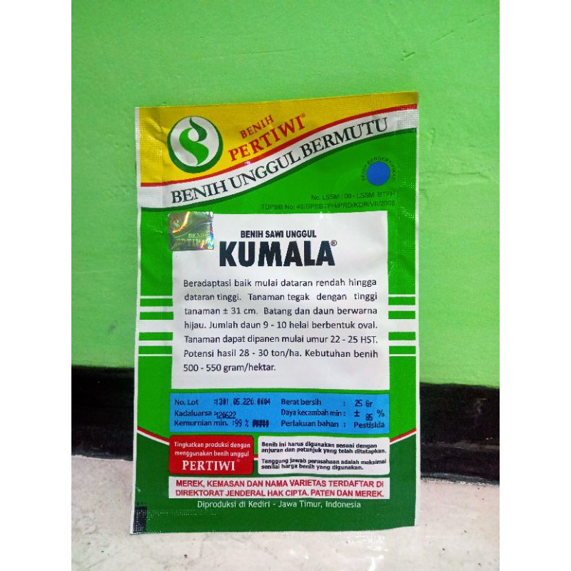 Benih Sawi Kumala 25 Gram - Cap Benih Pertiwi-1