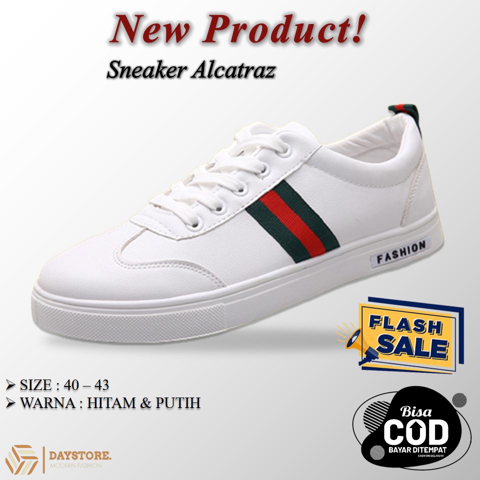 Sepatu Import Pria Alcatraz Sneaker cowo Original import Quality Premium Sepatu Sneakers Pria Alcatr