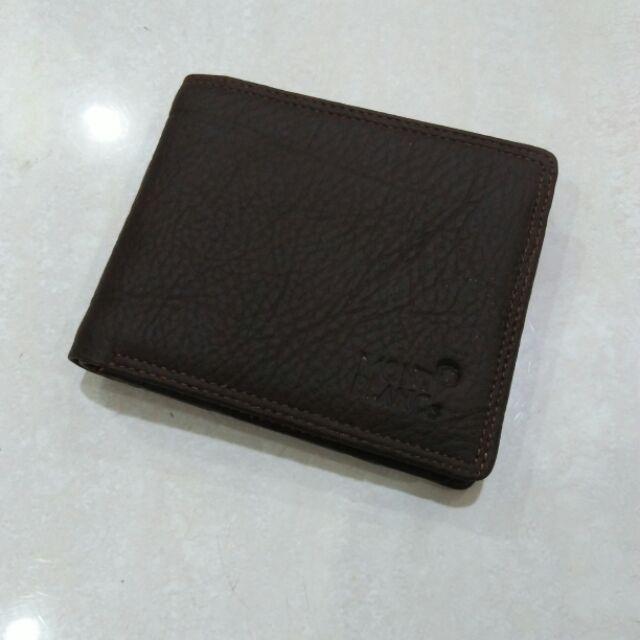 Dompet cowok braunbuffel lipat kulit asli pendek-Mb coffee