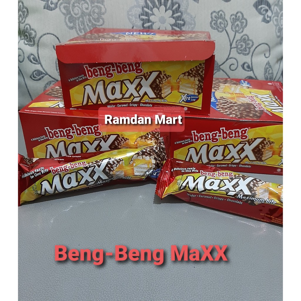 

Beng-Beng MaXX wafer coklat jumbo (1 Box isi 12 bungkus @ 32 Gr )