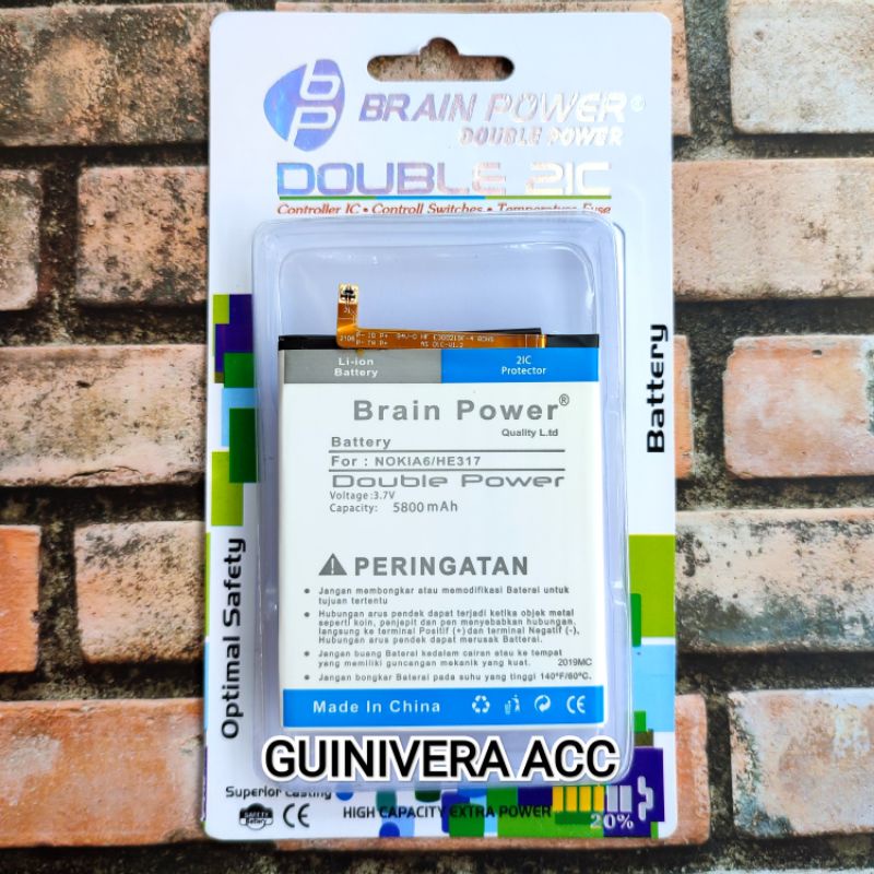 BATTERY BATRE BATERAI NOKIA 6 - HE316 - TA1000 - TA1021