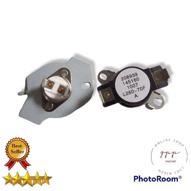 Thermostat Termostat Dryer Pengering Maytag Whirpool Ipso Speed Queen