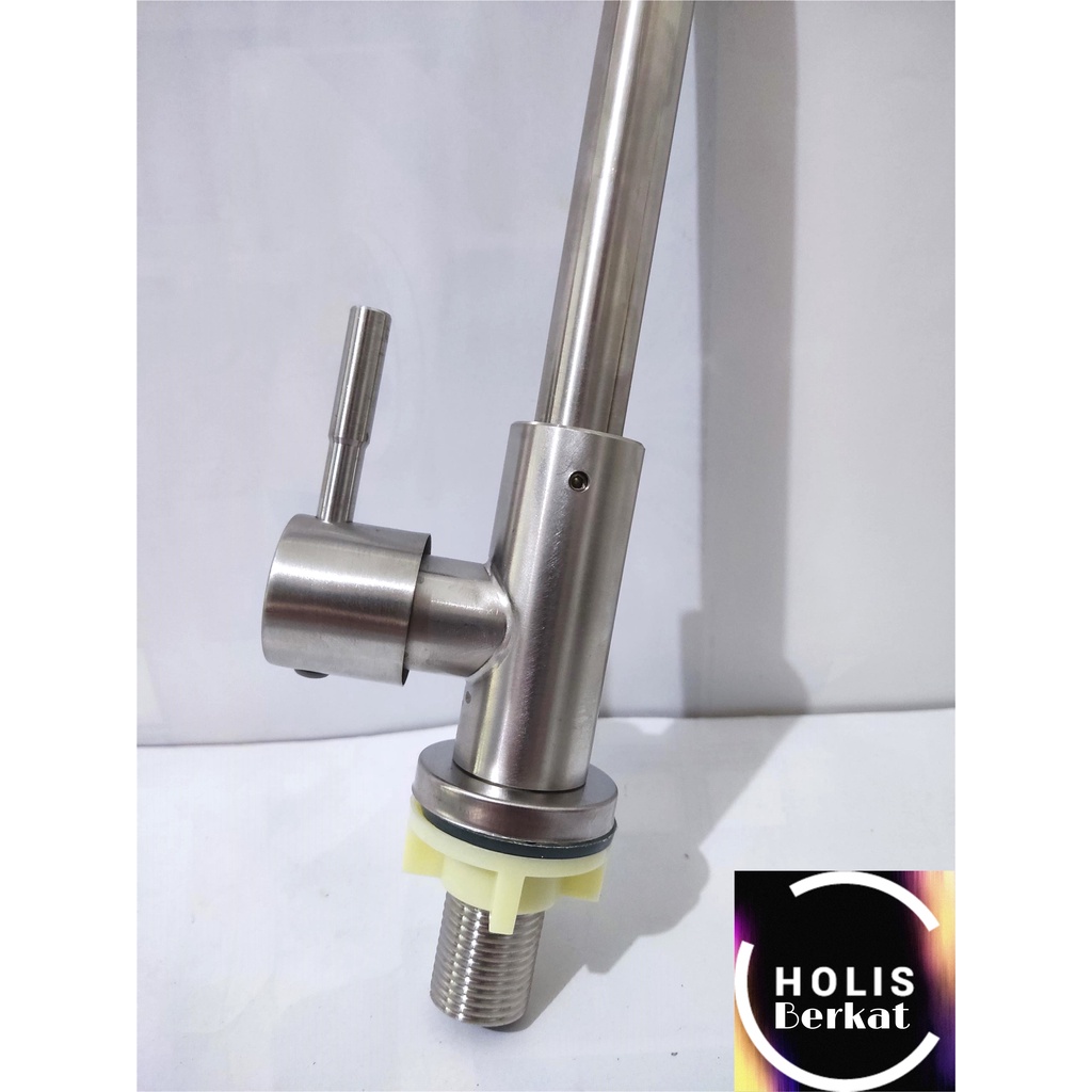 Keran Sink Angsa Tanam Faucet SUS 304 Stainless Steel / Kran Dapur Air