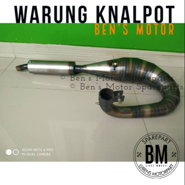 Knalpot Racing Vespa 2Tak / Knalpot Kolong Vespa PX / Vespa Sprint / Vespa PX Strada / Vespa PTS