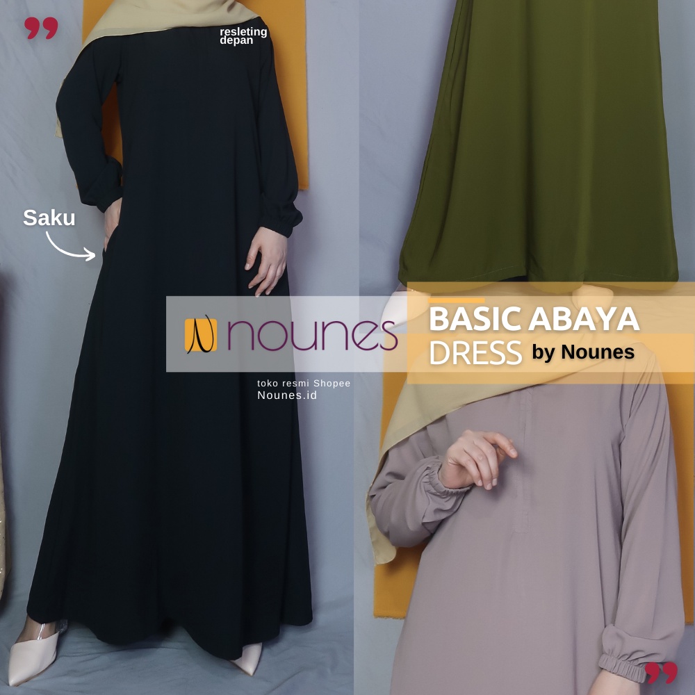 DEFECT Basic Abaya Reject Gamis Sedikit Cacat