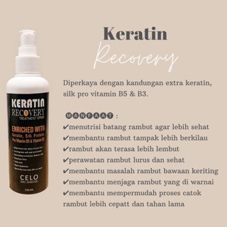 Keratin treatment celo keratin recovery treatment