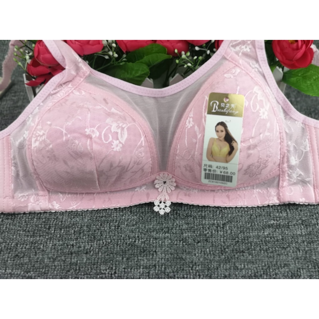 Bra / Bh wanita 3106  CUP B import tdk ada kawat tdk ada busa ( promo beli 4 free masker )