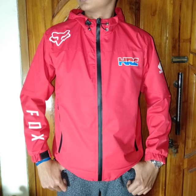 jaket honda hrc waterproof limited