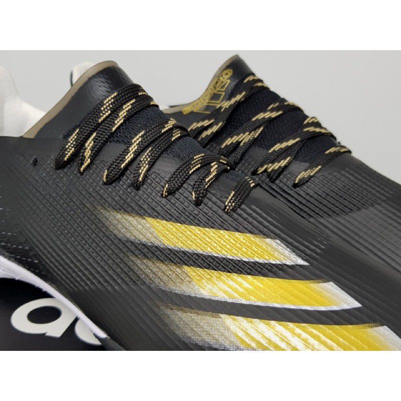 Sepatu Futsal Adidas X Ghosted 1. Black Metalic Gold