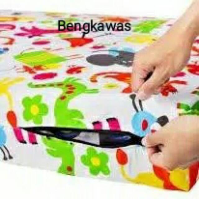 Sarung kasur busa resleting ukuran 90×200