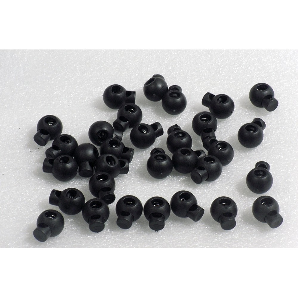 GROSIR Stopper bulat tinju hitam serut Tali jaket jumper tas hoodie strap aksesoris masker cantolan