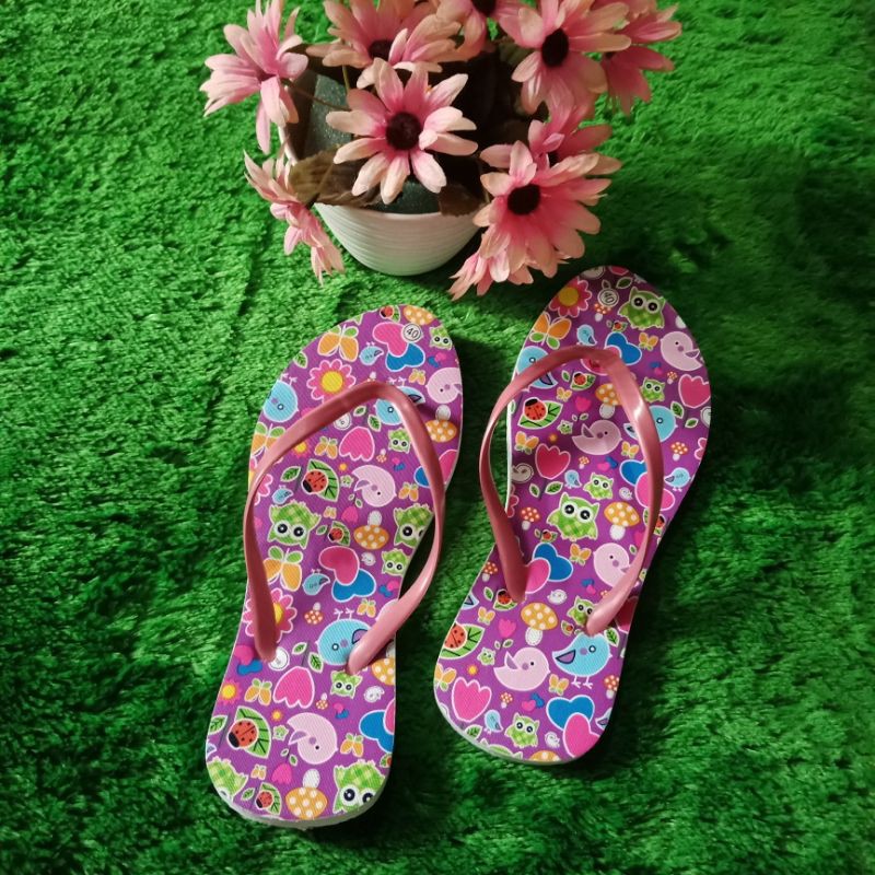 sandal jepit wanita / sandal santai / sandal rumah / sandal murah/ sandal lucu