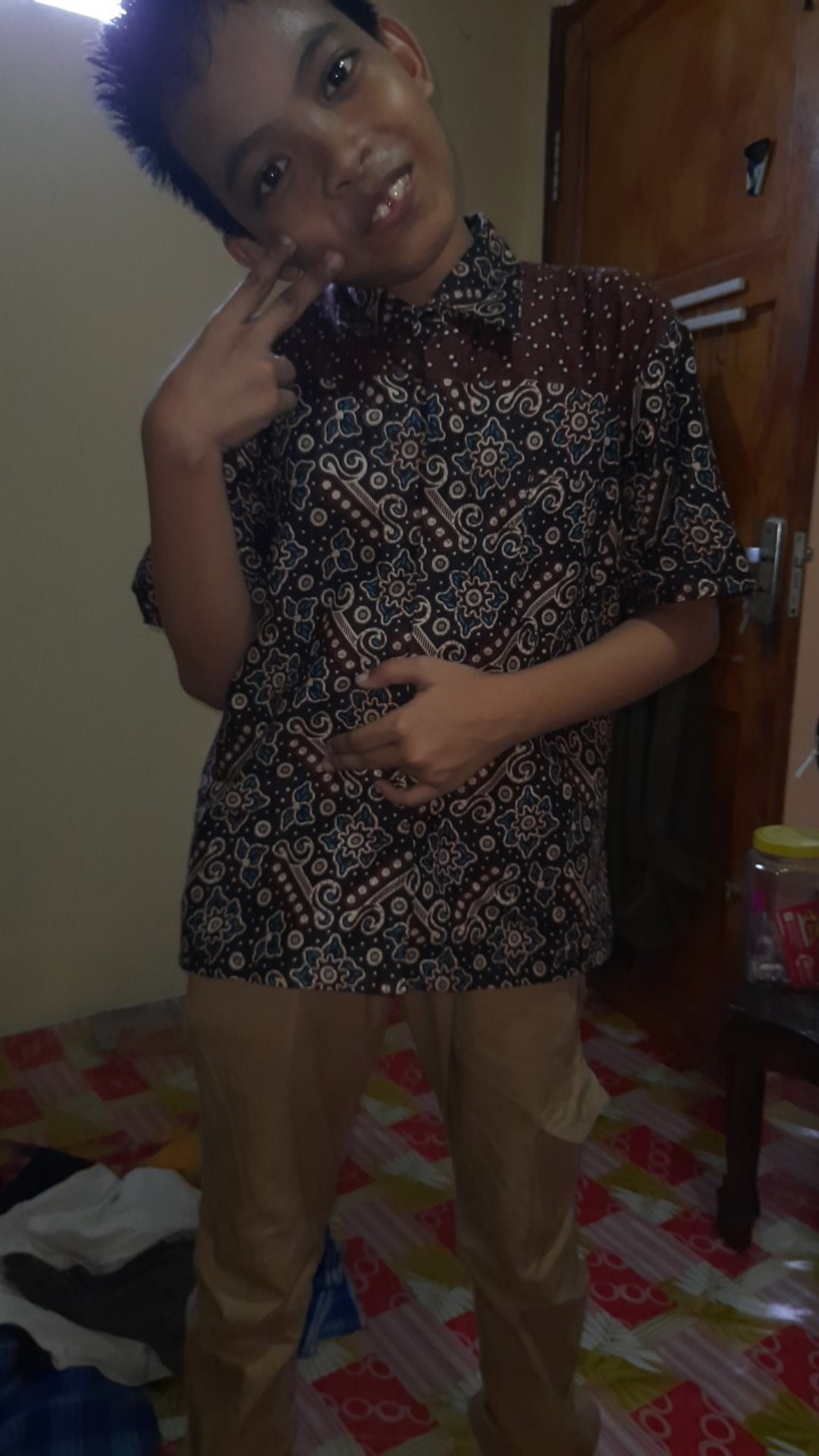 Baju Batik Anak Kemeja Pria Seragaman Batik Kids