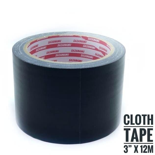 

♩ lakban kain 7.2cm (3") x 12m Sazanami - Hitam ➵