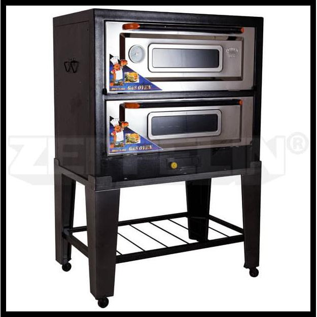 Black Gas Oven 90Cm Zeppelin (Black Oven Gas Zeppelin)