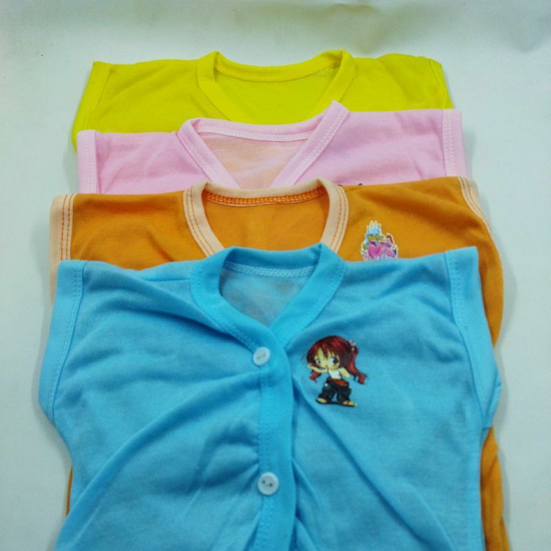 1 Pcs Baju Bayi Newborn Lengan Pendek 0-3 Bulan Motif Murah Warna Lucu