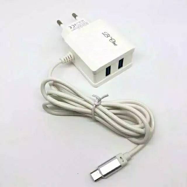 Charger Casan TC micro usb + 2 Ports fast charging merk B&quot;One BA-021 3.5A