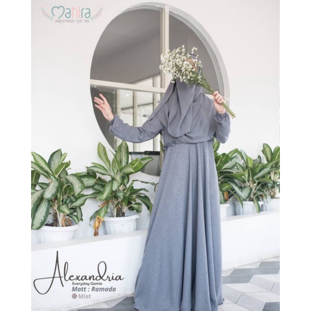 Mahira Alexandria/Gamis syar'i/Busana Muslim/Ummu Aqila/Mahira