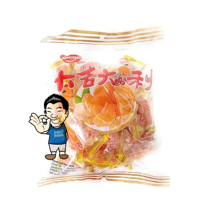 

Ayo Promo Naraya Jelly Orange Candy- Permen Jeli rasa Jeruk 500g Murah