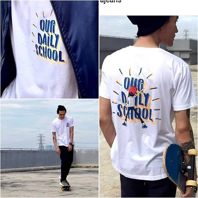 Tirajeans T-shirt daily school off-white