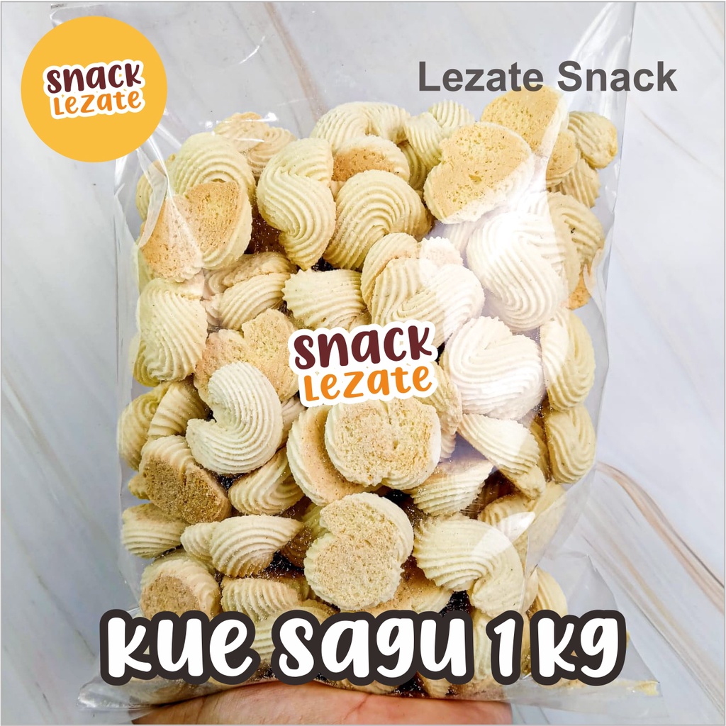 

Kue Sagu 1 Kg Kue Semprit Jadul Enak / Kue Garut / Kue Semprit Kiloan Murah / Kue Sagu Keju Lezate Snack