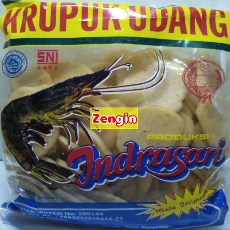 

Krupuk Udang Kancing (Istimewa) cap Indrasari 250gr