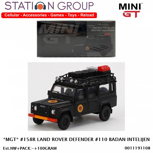 MINI GT #158R LAND ROVER DEFENDER #110 BADAN INTELIJEN 22 - DIECAST