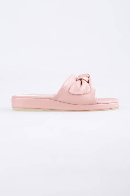 [SIAP KIRIM] BRShoes88 Pink Slip Sandal Flat Wanita