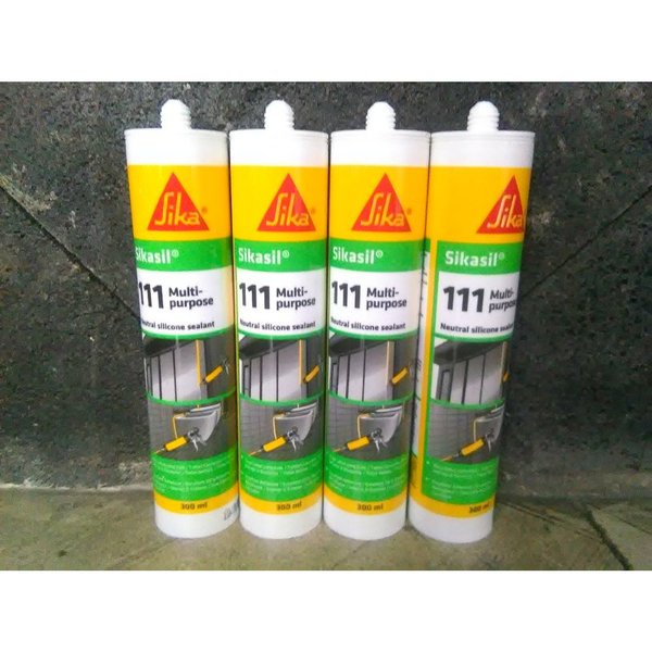 Sealant SILICONE SIKASIL 111 NETRAL Clear 300ml Sika Sikasil 111 Neutral Bening 300 ml