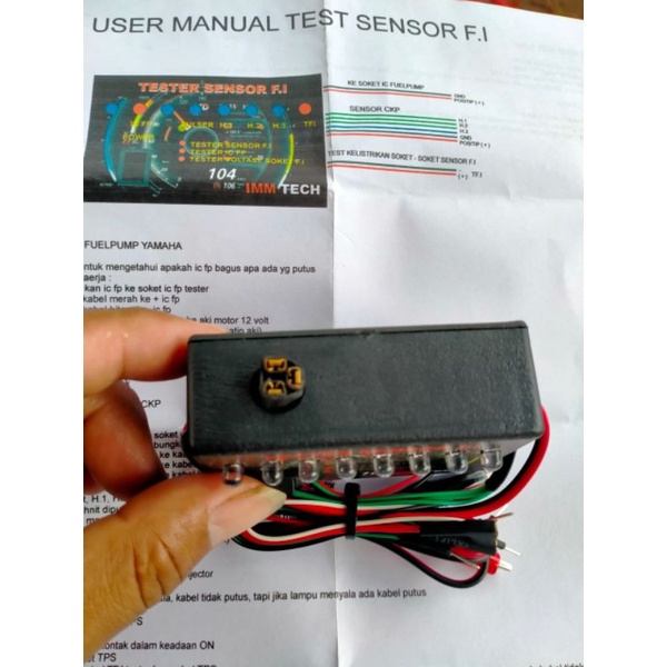 multitester injeksi 5 fungsi tester injeksi tester injektor alat cek kelistrikan motor injeksi