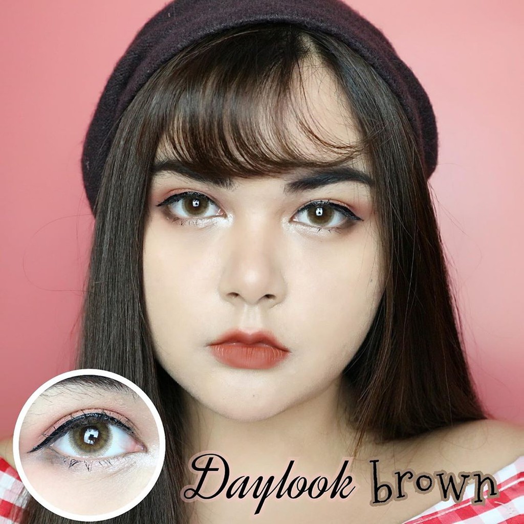 Softlens Kitty Kawaii Daylook - Warna Gray Brown