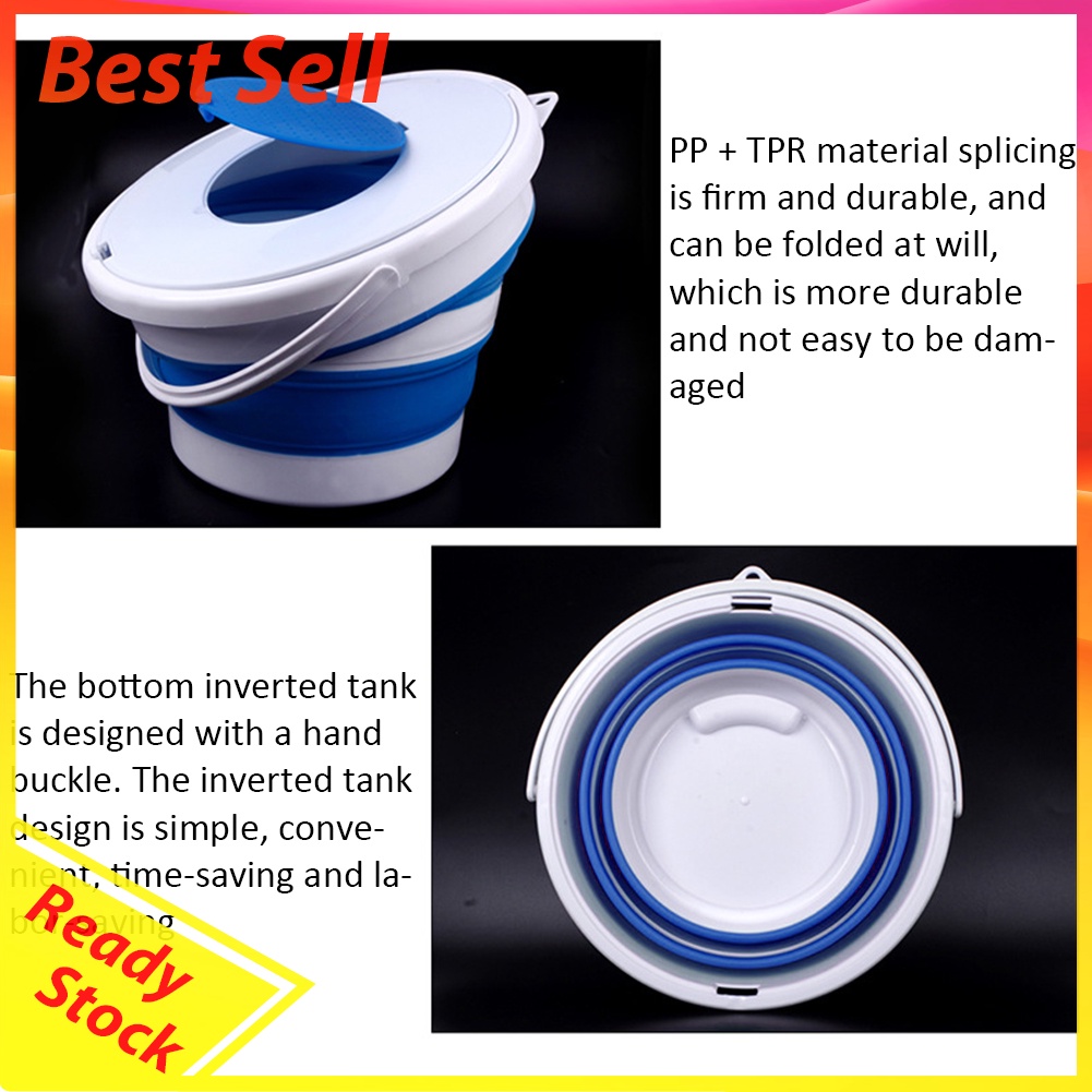 Collapsible Bucket Portable Home Outdoor Fishing Travel Car Washing Basin