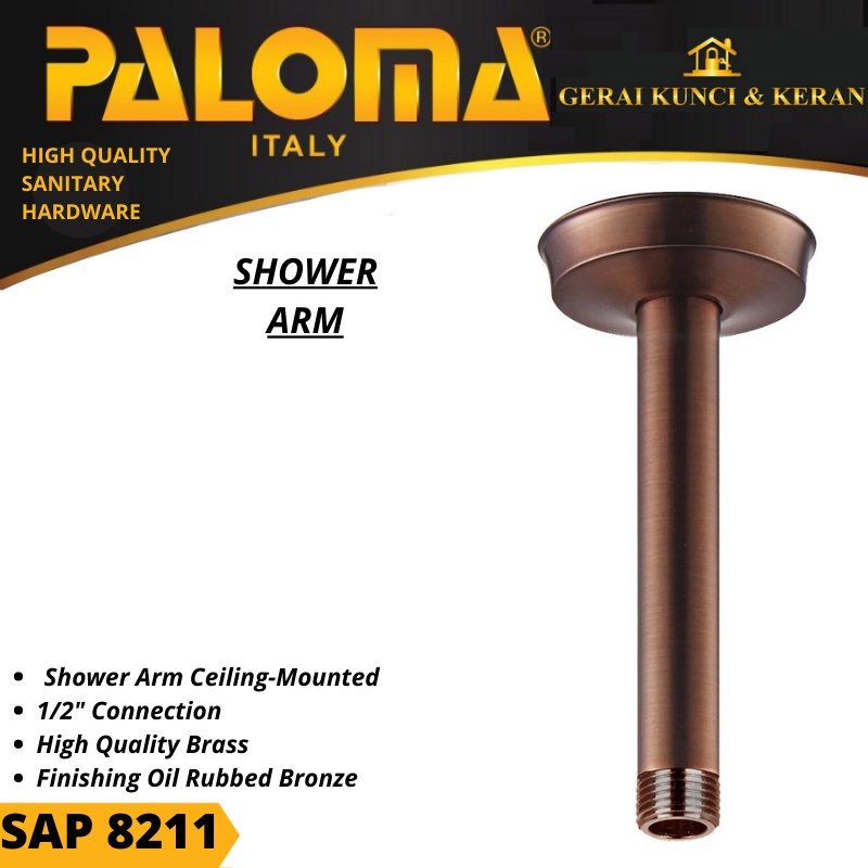 Shower Arm Ceiling Mounted SAP 8211 ORB