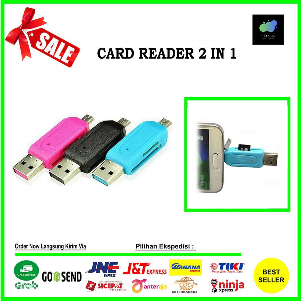 OTG Card Reader 2 in 1 - TRANSFER DATA